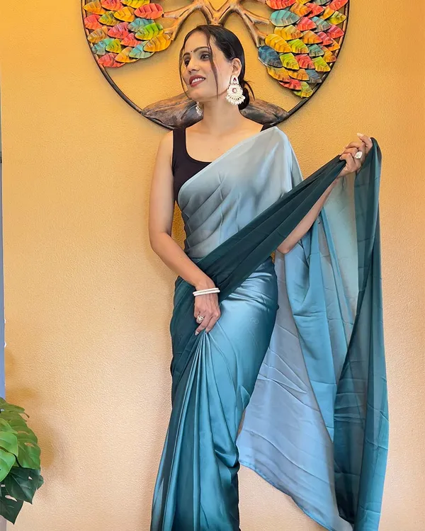 Rama_Color_1-Minute_Ready_To_Wear_Chiffon_Saree_With_Blouse_Piece
