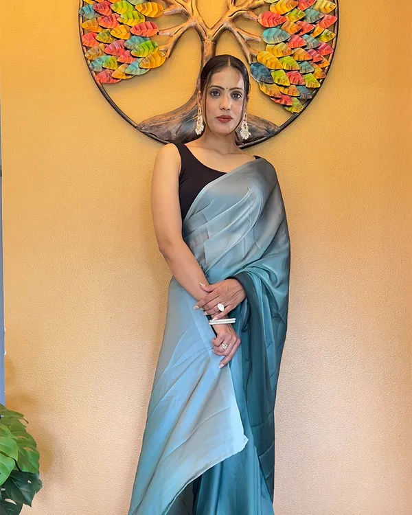 Rama_Color_1-Minute_Ready_To_Wear_Chiffon_Saree_With_Blouse_Piece