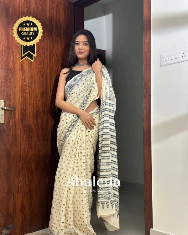 Cream_Color_1_-_Minute_Ready_to_Wear_Mulmul_Cotton_Saree_with_Blouse_Piece