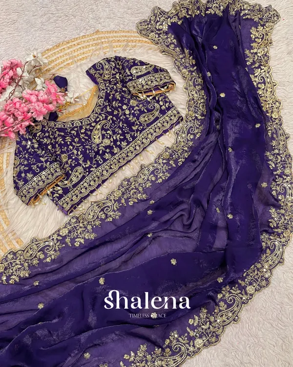 Panache_Royal_Blue_Embroidery_Work_Fancy_Silk_Saree_With_Captivating_Full_Stitched_Blouse