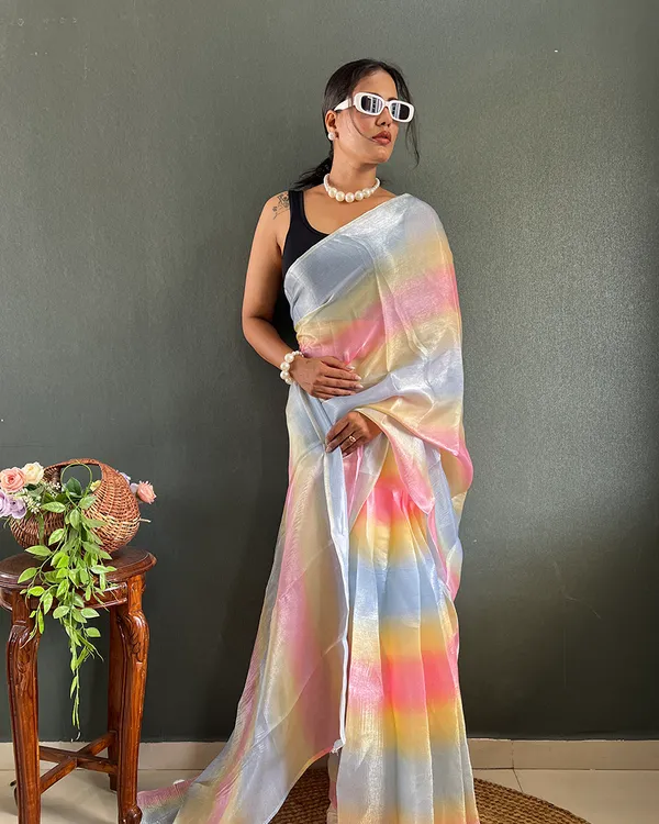 Dual_Color_1-Minute_Ready_To_Wear_Georgette_Saree_With_Blouse_Piece