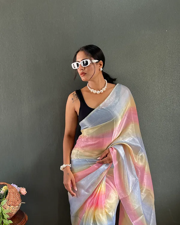 Dual_Color_1-Minute_Ready_To_Wear_Georgette_Saree_With_Blouse_Piece