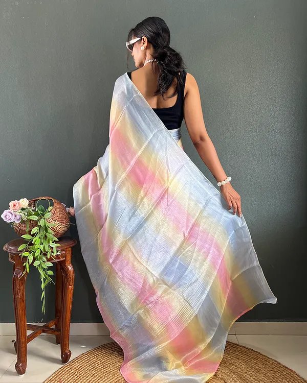 Dual_Color_1-Minute_Ready_To_Wear_Georgette_Saree_With_Blouse_Piece