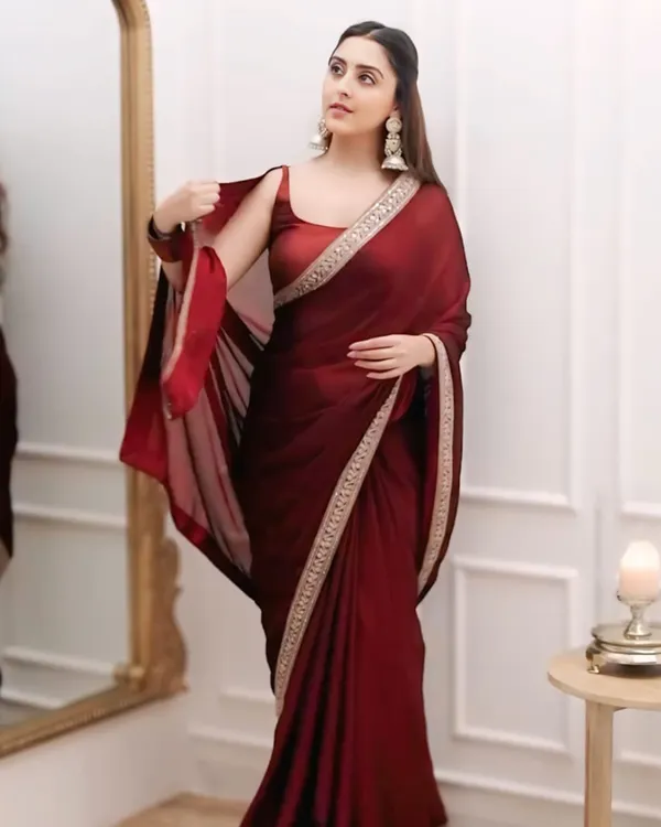 Maroon_Color_Georgette_1_-_Minute_Ready_to_Wear_Saree_with_Fully_Stitch_Blouse_(Free_Size)_Up_to_44