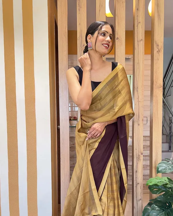 Coffie_Color_1-Minute_Ready_To_Wear_Naylon_Saree_With_Blouse_Piece