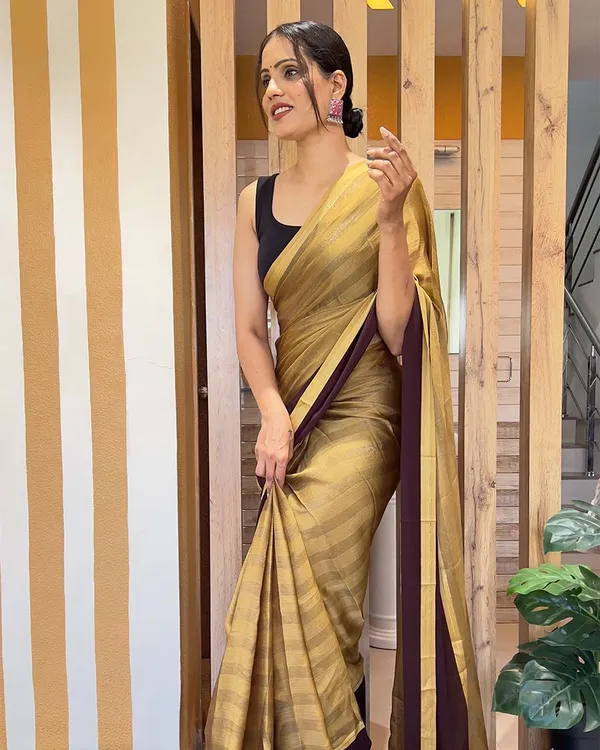 Coffie_Color_1-Minute_Ready_To_Wear_Naylon_Saree_With_Blouse_Piece