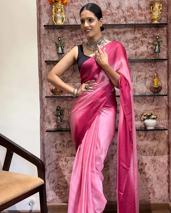 Pink_Color_1-Minute_Ready_To_Wear_Naylon_Saree_With_Blouse_Piece
