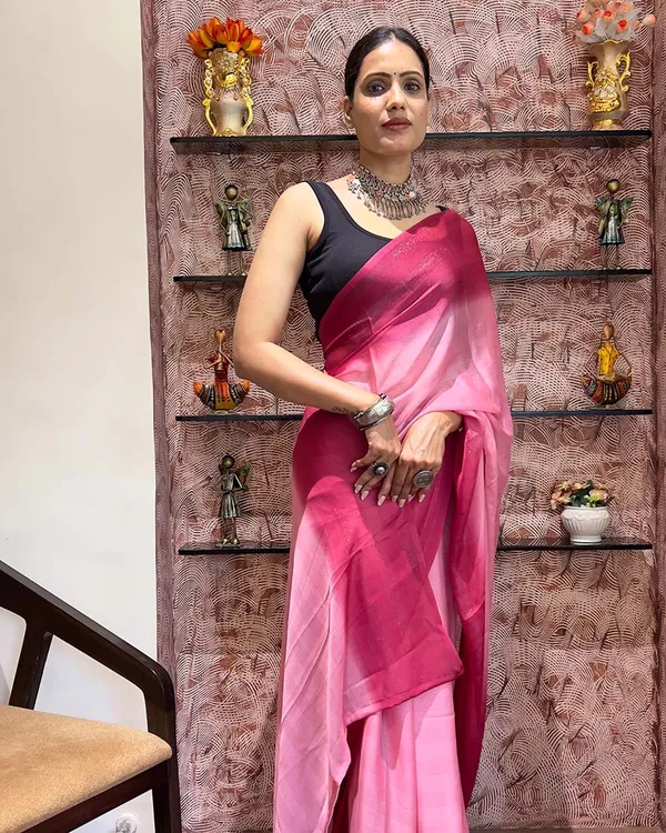 Pink_Color_1-Minute_Ready_To_Wear_Naylon_Saree_With_Blouse_Piece