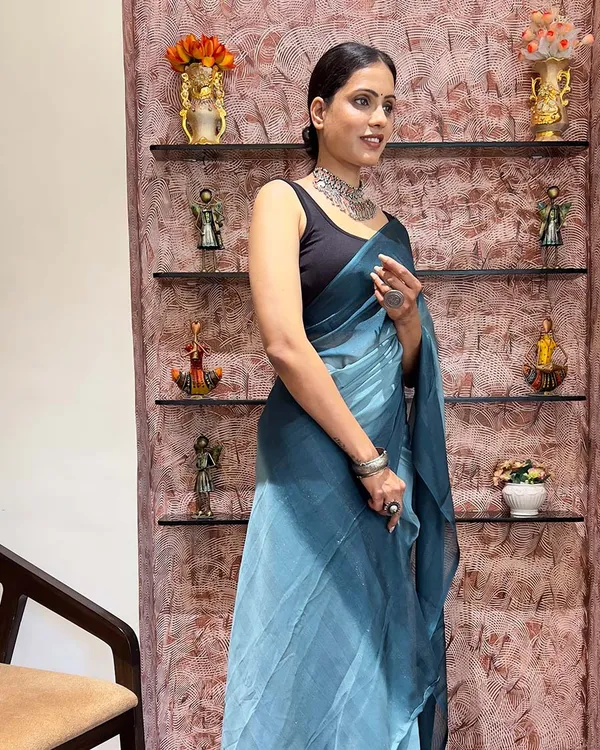 Rama_Color_1-Minute_Ready_To_Wear_Naylon_Saree_With_Blouse_Piece