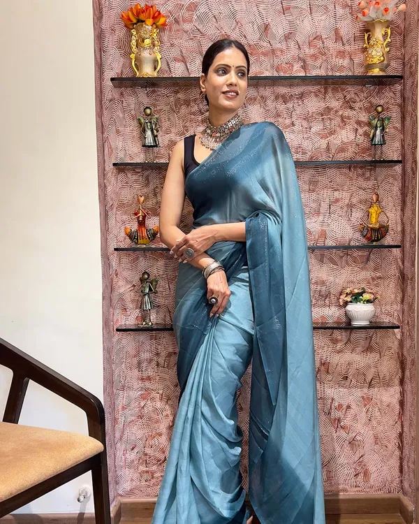 Rama_Color_1-Minute_Ready_To_Wear_Naylon_Saree_With_Blouse_Piece