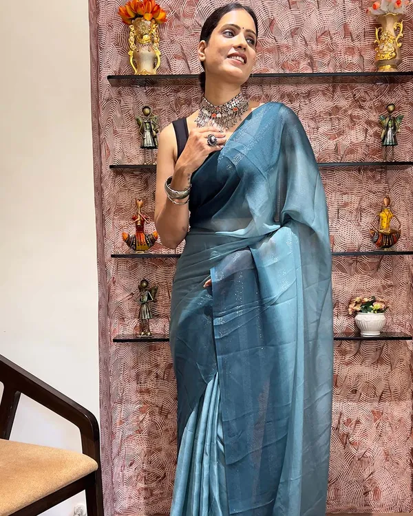 Rama_Color_1-Minute_Ready_To_Wear_Naylon_Saree_With_Blouse_Piece