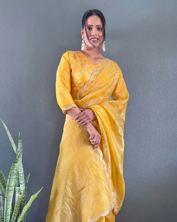 Yellow_Color_1_-_Minute_Ready_to_Wear_Crush_Silk_Saree_with_Fully_Stitch_Blouse_(Free_Size)_Up_to_44