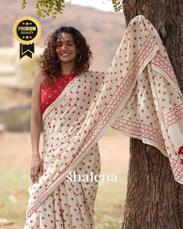 White_Color_1_-_Minute_Ready_to_Wear_Mulmul_Cotton_Saree_with_Blouse_Piece