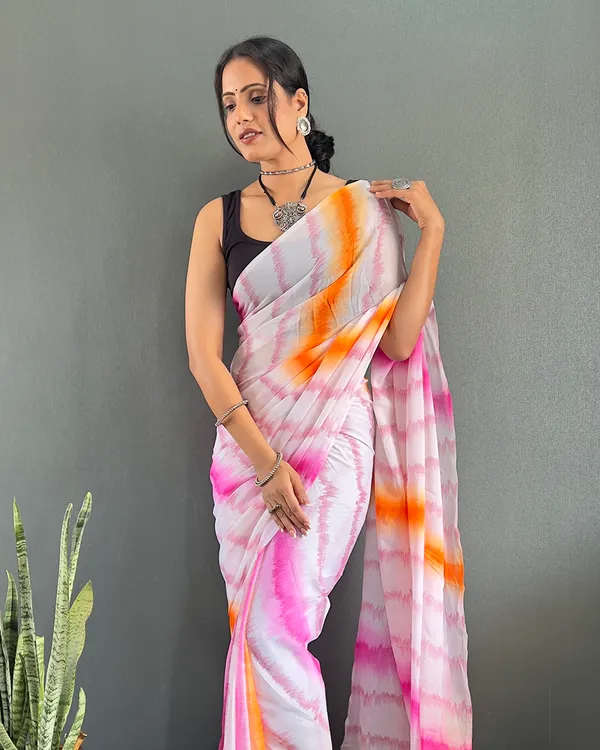 Light_PinkColor_1-Minute_Ready_To_Wear_Georgette_Saree_With_Blouse_Piece