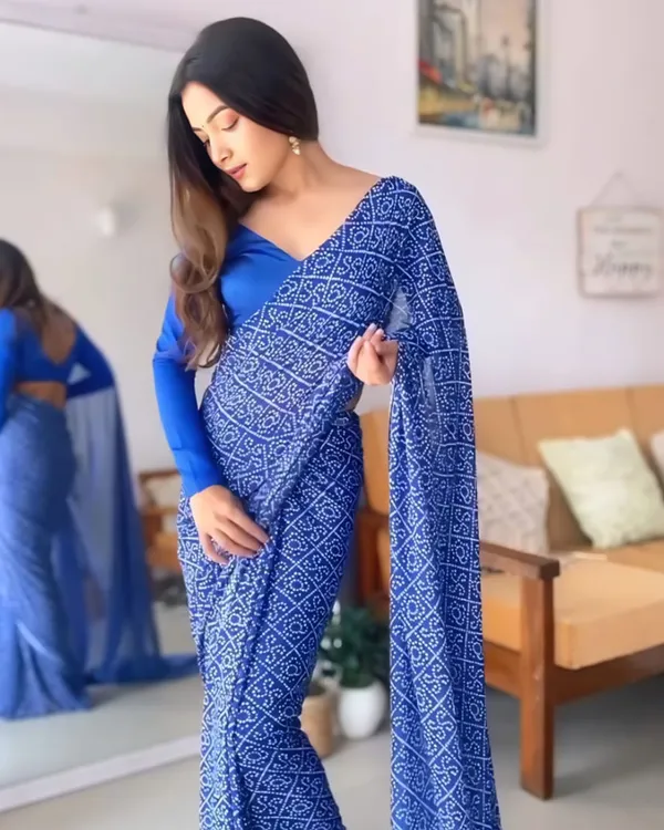 Blue_Color_Georgette_1_-_Minute_Ready_to_Wear_Saree_with_Blouse_Piece