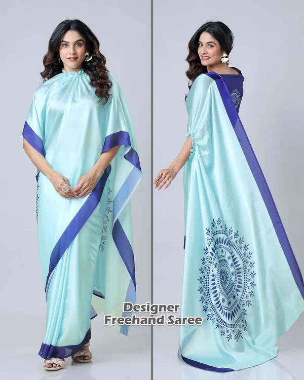 Light_blue_Color_1_-_Minute_Ready_to_Wear_Satin_Silk_Saree_with_Unstitch_Blouse_Piece