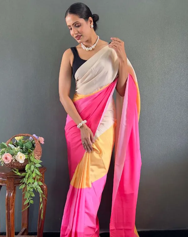 Dual_color_Color_1_-_Minute_Ready_to_Wear_Natural_Silk_Saree_with_Unstitch_Blouse_Piece
