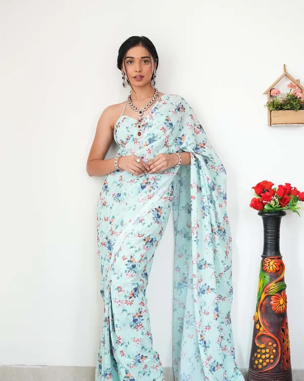 Light_Sky_Blue_Color_1-Minute_Ready_To_Wear_Georgette_Saree_With_Blouse_Piece