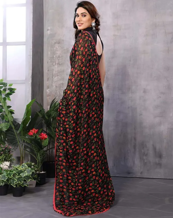 Dual_Color_1-Minute_Ready_To_Wear_Georgette_Saree_With_Blouse_Piece