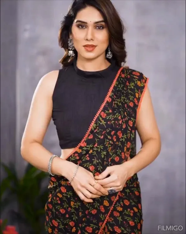 Dual_Color_1-Minute_Ready_To_Wear_Georgette_Saree_With_Blouse_Piece