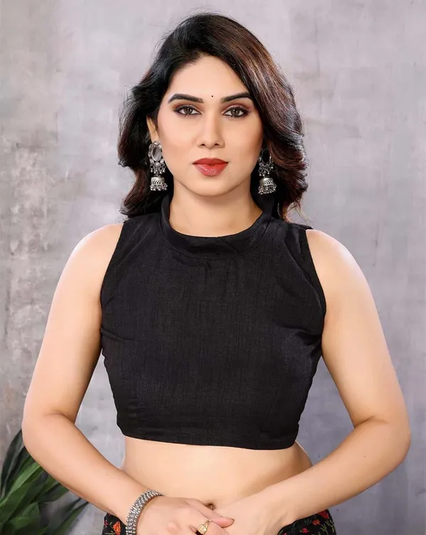 Dual_Color_1-Minute_Ready_To_Wear_Georgette_Saree_With_Blouse_Piece