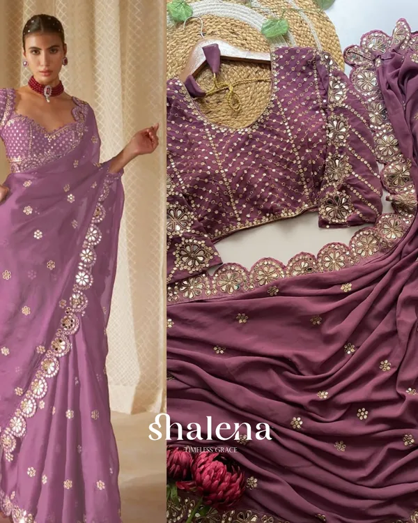 Traditional_Lavender_Embroidery_Work_Soft_Georgette_Silk_Saree_With_Desultory_Full_Stitched_Blouse