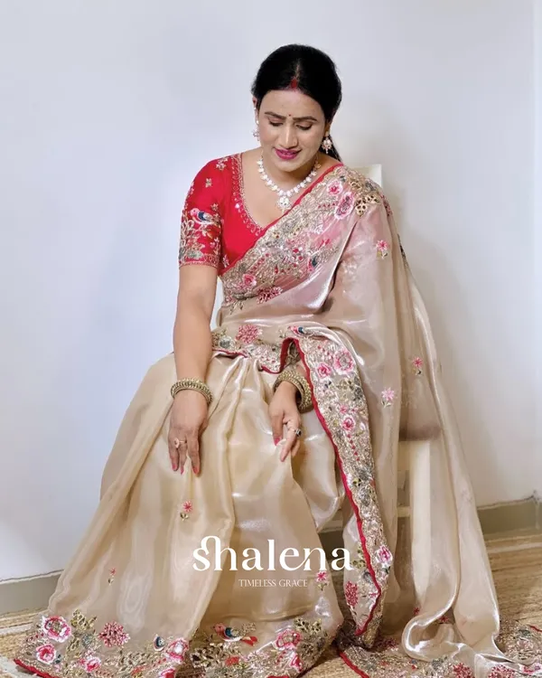 Enticing_Beige_Embroidery_Work_Jimmy_Choo_Silk_Saree_With_Ephemeral_Blouse_Piece