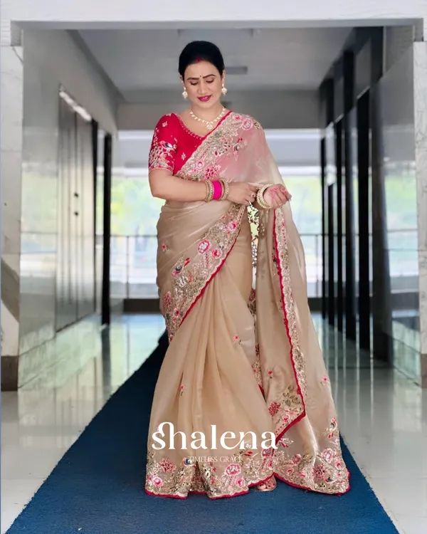 Enticing_Beige_Embroidery_Work_Jimmy_Choo_Silk_Saree_With_Ephemeral_Blouse_Piece