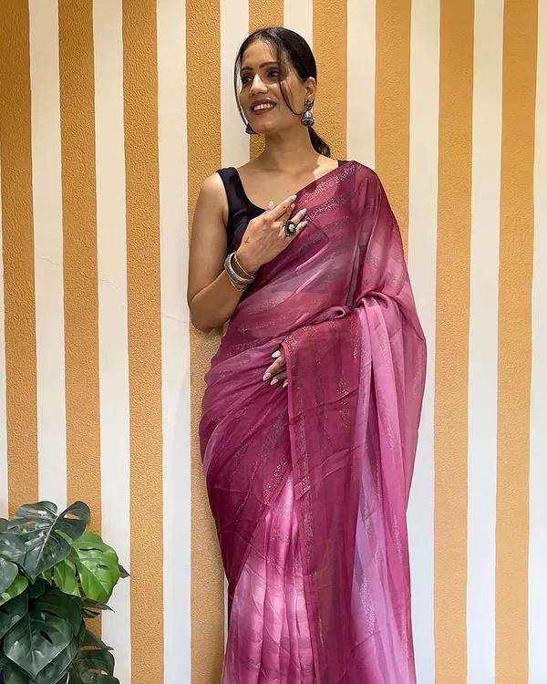 Pink_Color_1-Minute_Ready_To_Wear_Naylon_Saree_With_Blouse_Piece
