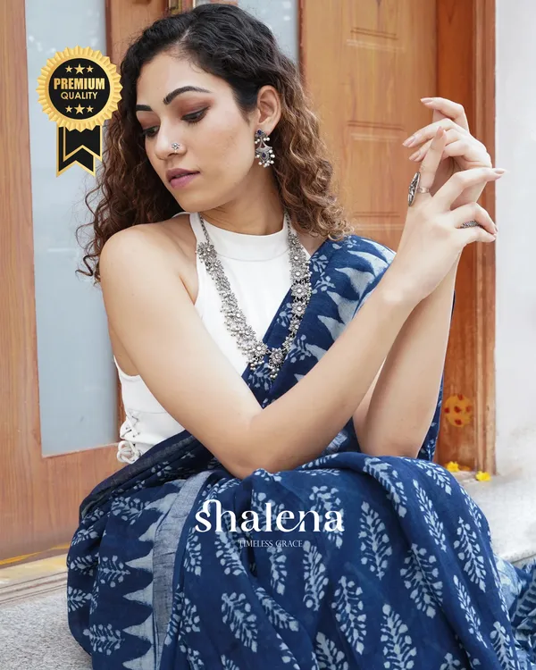 Blue_Color_1_-_Minute_Ready_to_Wear_Mulmul_Cotton_Saree_with_Blouse_Piece