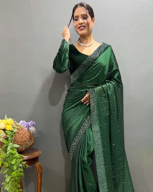 Green_Color_1_-_Minute_Ready_to_Wear_Rangoli_Silk_Saree_with_Fully_Stitch_Blouse_(Free_Size)_Up_to_44