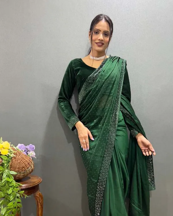 Green_Color_1_-_Minute_Ready_to_Wear_Rangoli_Silk_Saree_with_Fully_Stitch_Blouse_(Free_Size)_Up_to_44