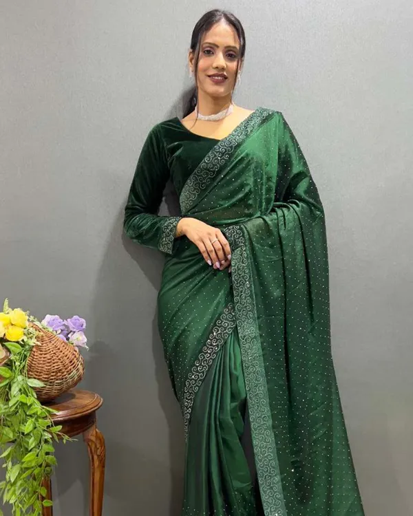 Green_Color_1_-_Minute_Ready_to_Wear_Rangoli_Silk_Saree_with_Fully_Stitch_Blouse_(Free_Size)_Up_to_44