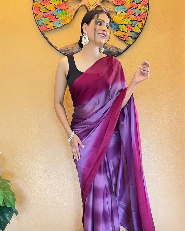 Purple_Color_1-Minute_Ready_To_Wear_Georgette_Saree_With_Blouse_Piece