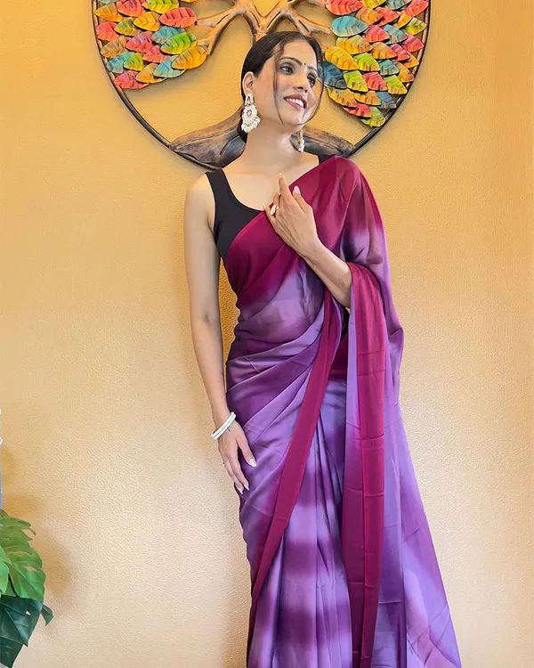Purple_Color_1-Minute_Ready_To_Wear_Georgette_Saree_With_Blouse_Piece