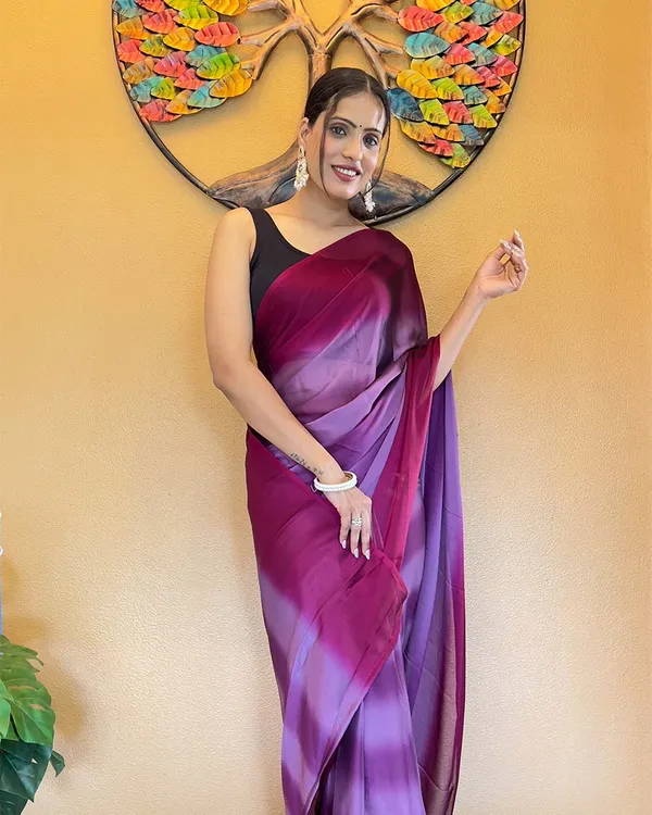 Purple_Color_1-Minute_Ready_To_Wear_Georgette_Saree_With_Blouse_Piece