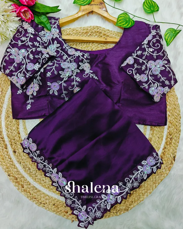 Amazing_Purple_Rangoli_Silk_Sequence_Embroidery_Work_Saree_With_Stitched_Blouse