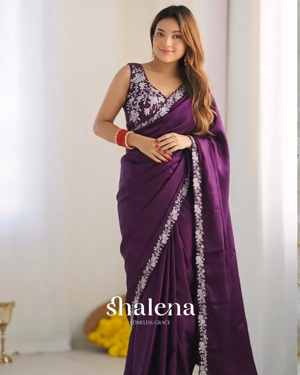 Amazing_Purple_Rangoli_Silk_Sequence_Embroidery_Work_Saree_With_Stitched_Blouse