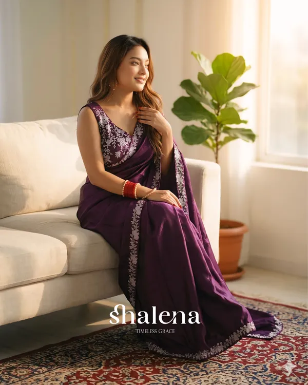 Amazing_Purple_Rangoli_Silk_Sequence_Embroidery_Work_Saree_With_Stitched_Blouse