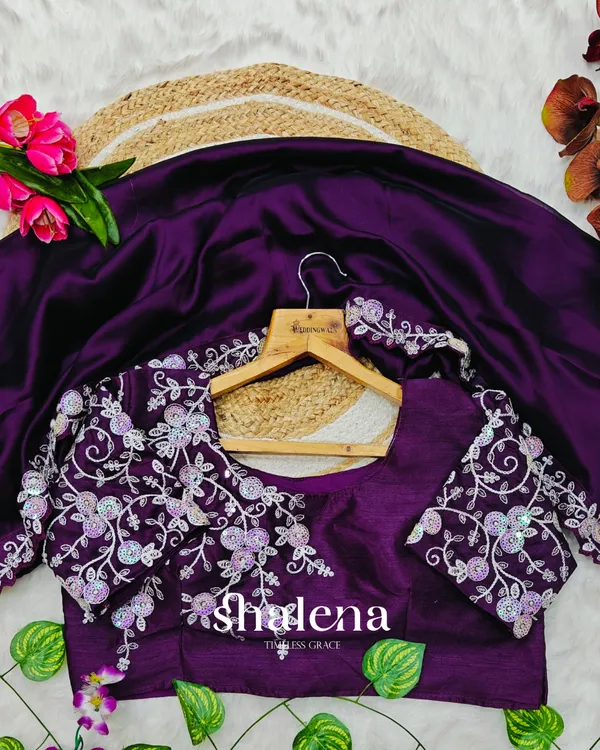 Amazing_Purple_Rangoli_Silk_Sequence_Embroidery_Work_Saree_With_Stitched_Blouse