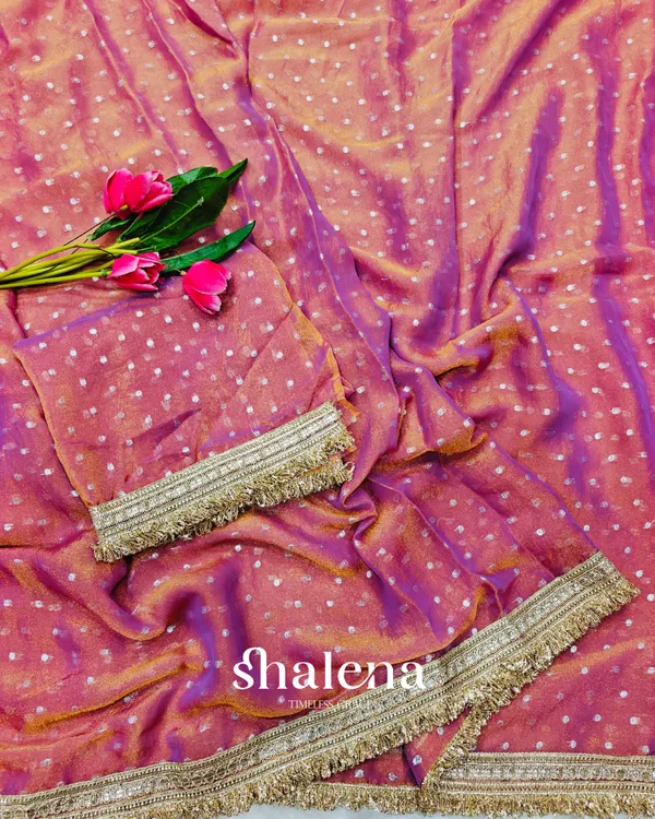 Scintillating_Pink_Moss_Silk_Zari_Woven_Fancy_Lace_Border_Saree