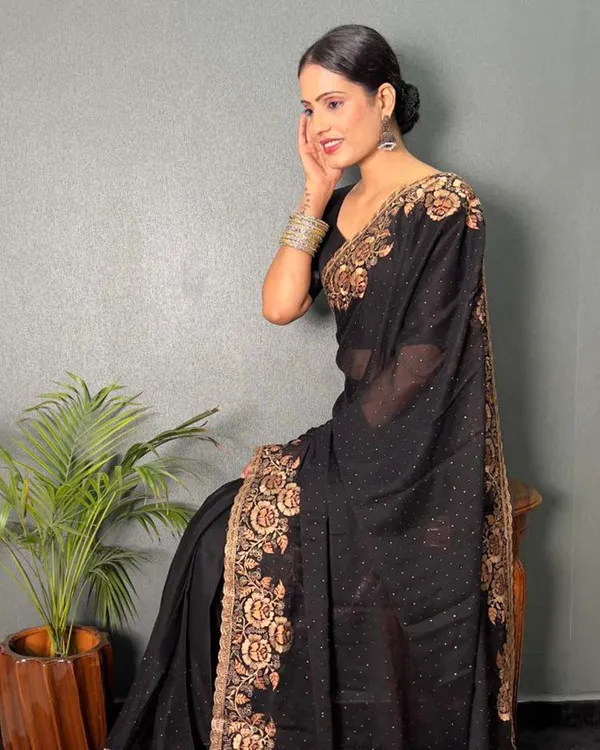 Black_Color_1_-_Minute_Ready_to_Wear_Rangoli_silk_Saree_with_Unstitch_Blouse_Piece