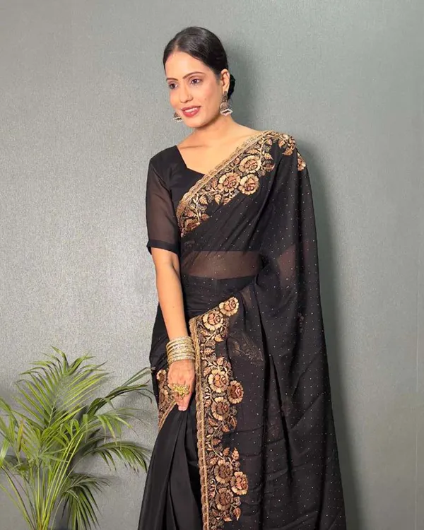 Black_Color_1_-_Minute_Ready_to_Wear_Rangoli_silk_Saree_with_Unstitch_Blouse_Piece