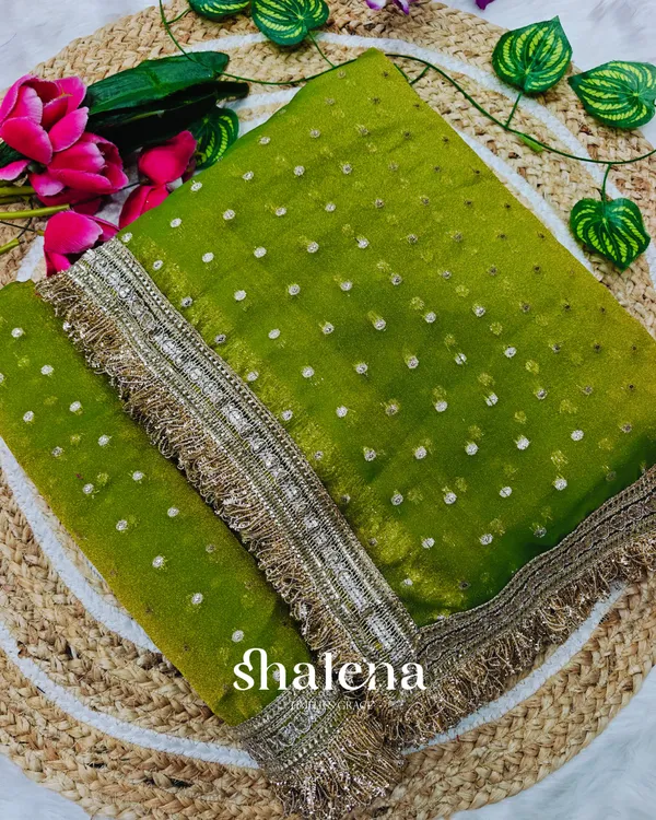 Elegant_Green_Moss_Silk_Zari_Woven_Fancy_Lace_Border_Saree