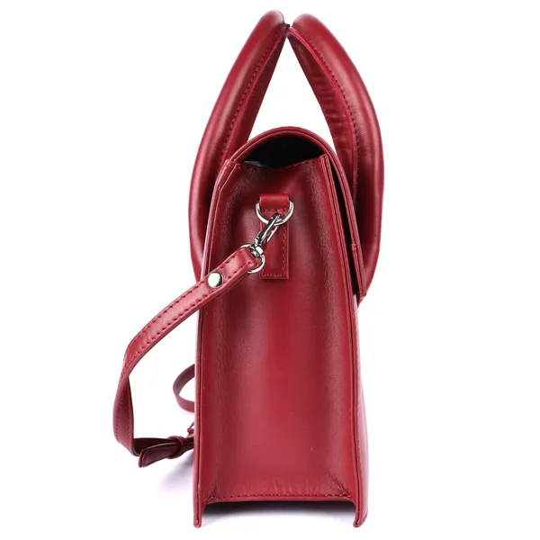 Maroon_Genuine_Leather_Hand_Crafted_Solid_Satchel_For_Women