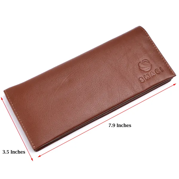 Tan_Genuine_Leather_Hand_Crafted_Slim_Clutch_For_Women