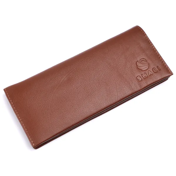 Tan_Genuine_Leather_Hand_Crafted_Slim_Clutch_For_Women