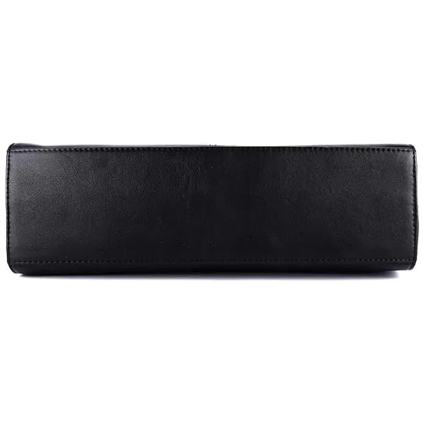 Black_Genuine_Leather_Hand_Crafted_Structured_Handheld_Bag_For_Women