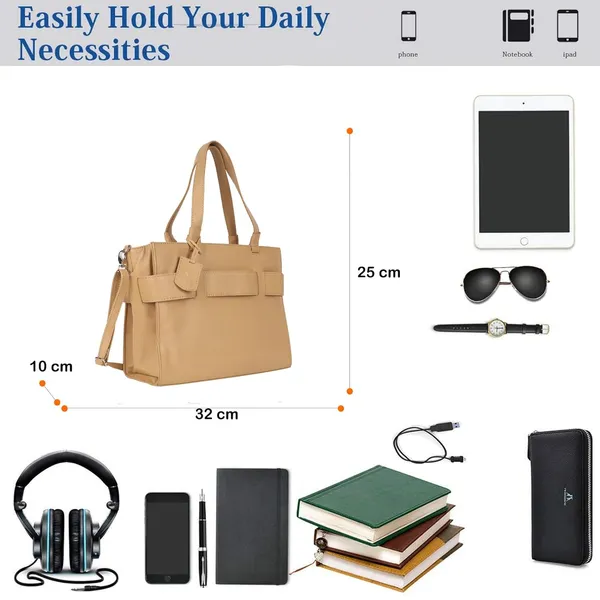 French_Beige_Genuine_Leather_Hand_Crafted_Structured_Handheld_Bag_For_Women