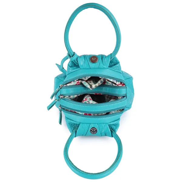 Turquoise_Genuine_Leather_Handcrafted_Mini_Handheld_Bag_For_Women